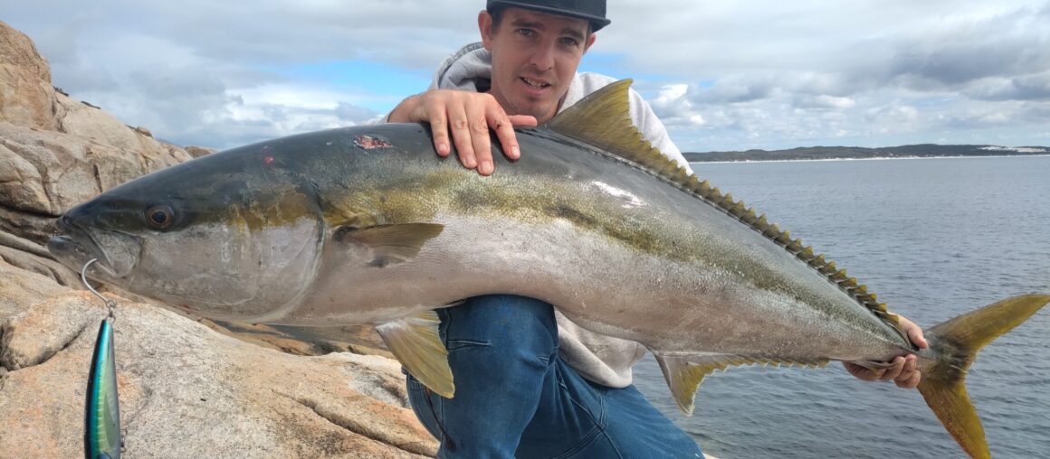 24kg KINGFISH on StickBait!